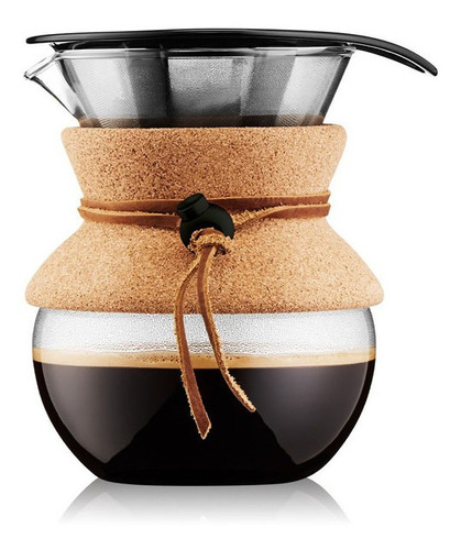 Cafetera Tipo Chemex Bodum C/ Filtro, En Corcho, 0,5 Litros