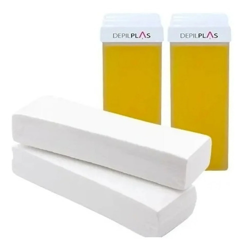 Calentador De Cera Depilatoria Roll-on Doble + 2cera + Papel