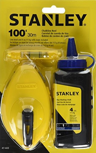 Stanley 47-443 Caja De Tiza De 3 Piezas Set - Botella De 4 O