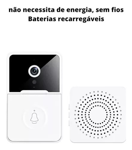 Timbre Inteligente Wifi Full Hd Con Videoportero De Voz 110 V/220 V