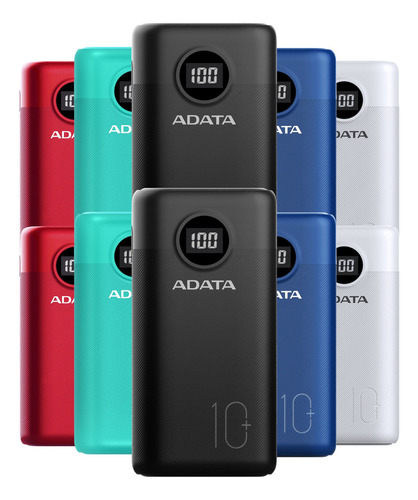 Kit 10 Power Bank Adata 5 Colores Diferentes Color Combinado