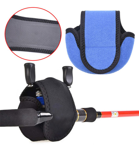 Funda Protectora Para Carrete De Pesca, Funda Para Azul