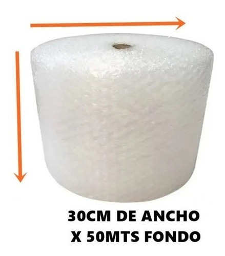 Imagen 2 de 3 de Rollo Plástico Papel Burbuja 4 Unidades De 30cms X 50 Mts