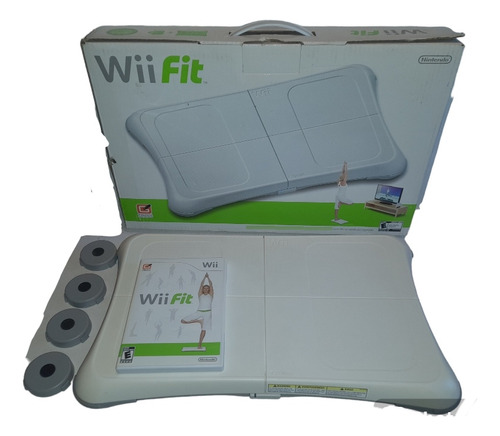 Wii Fit Original Nintendo Wii Balance Board + Disco En Caja