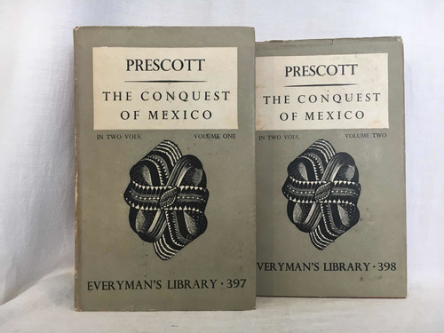 The Conquest Of Mexico 2 Tomos- Prescott - Everyman - Usados