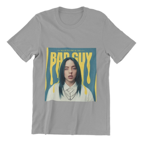 Polera Unisex Billie Eilish Bad Guy Blood Estampado Algodon