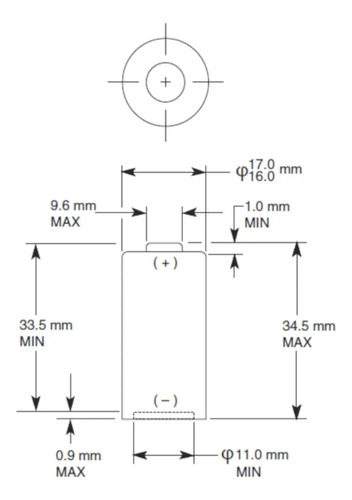 10x Bat Cr17345 Cr123a 3v De Litio
