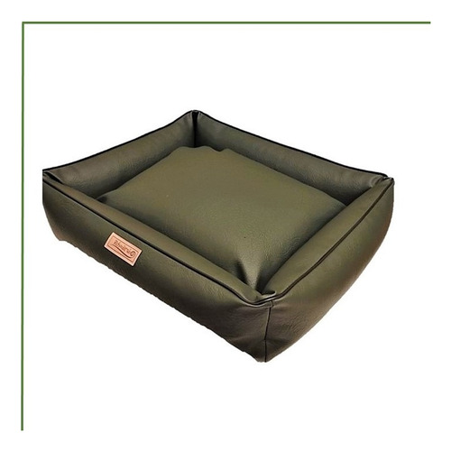 Caminha Cama Pet Cachorro Xxg Fácil De Limpar Couro Brescia