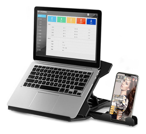 Soporte Notebook Laptop Tablet Plastico Con Stand Celular
