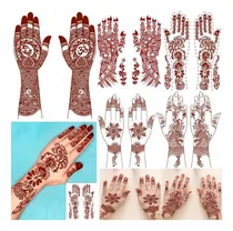 Comprar Vooroms Corporal Temporal Tatuaje De Flor De Henna Mehndi Y