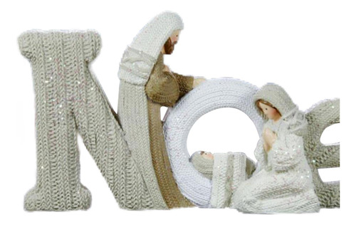 Juego De Figuras De Pesebre Elegante Noel Beige Noel Beige