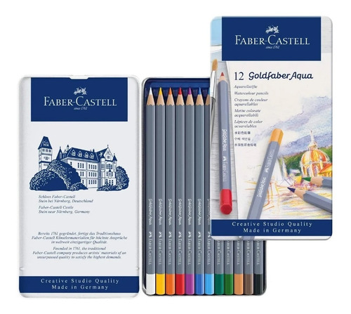 Faber Castell 12 Colores Acuarela Art Grip 114212 Aquarelle