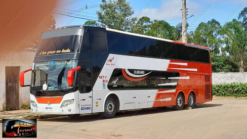 Dd Busscar Panoramico Ano 2001 Mb O-400 Rsd 58 Lug. Cod 400