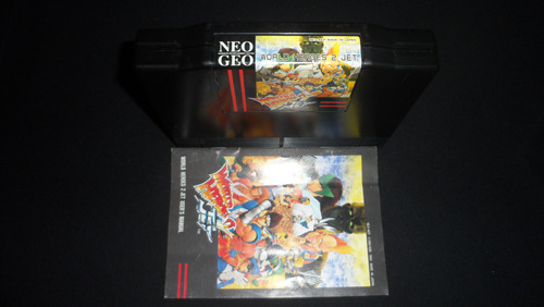 Neo Geo Aes Cartucho World Heroes 2 Jet Y Estuche,muy Barato