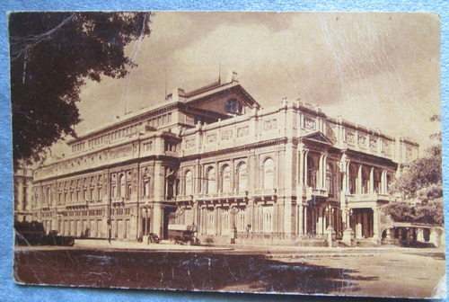 Antigua Postal Teatro Colon