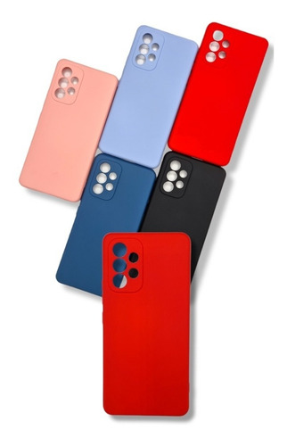Imagen 2 de 10 de Case Silicona Gamuzada Para Samsung A32/ A52/ A52s/ A72