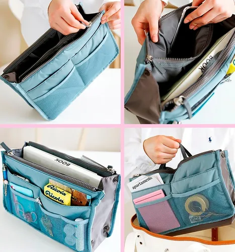 Organizador Cartera Bolso Mochila Neceser Viaje Plegable