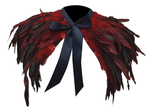 Chal De Plumas Cómodo Cuello De Plumas En Capas For Fiesta