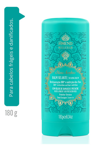 Amend Óleos Árabes Shampoo Condicionador E Balm
