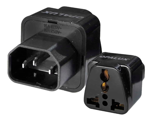 Adaptador Enchufe Con Toma Tierra Para Ups Op-603-rng Opalux