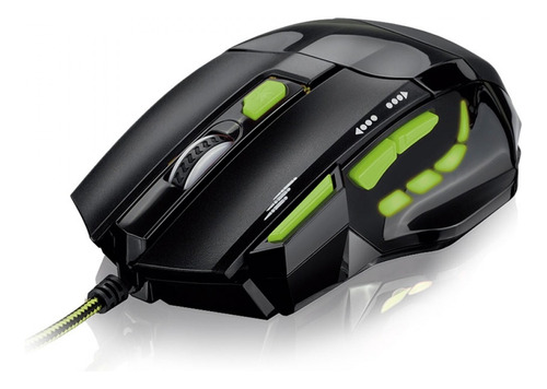 Mouse Gamer Kolke Storm Kgm-411 Usb 2400dpi 7 Botones