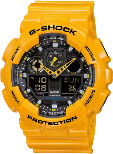 Casio G-shock Reloj Para Hombre Con Esfera Negra - Ga-100a-9