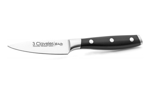 Imagen 2 de 4 de Cuchillo 3 Claveles Verduras 9 Cm Forjado Toledo Acero Inox