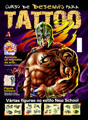 Guia curso de desenho para tattoo, de On Line a. Editora IBC - Instituto Brasileiro de Cultura Ltda, capa mole em português, 2018