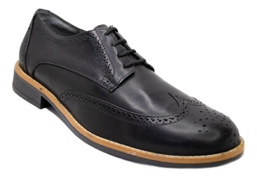 Bostoniano Hombre Piel Negro D Marco - Manolo 487x