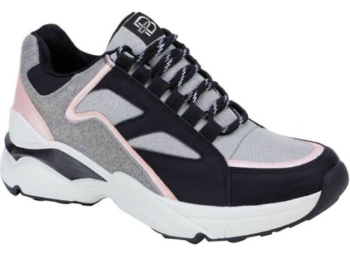 Tenis Urbano Chunky Belinda Peregrin 2687 Gris Mujer