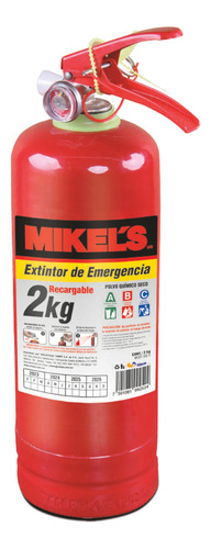 Extintor De Emergencia Recargable 2 Kg Ee-2