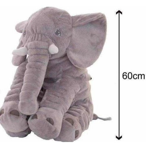  Elefante De Peluche Tipo Almuhada Para Bebe  Medida 60cm