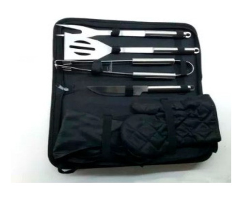 Kit De Barbacoa Completo Con Utensilios En Estuche De Pvc