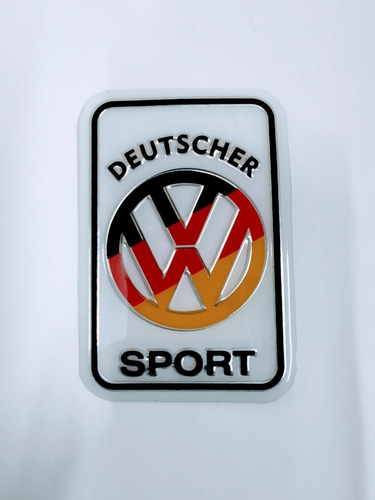Emblema Troquel Autos Volkswagen Logo Sport