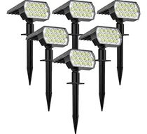 Comprar Focos Solares Para Exteriores, [paquete De 6 \u002F52 Led\u002F3 Modos