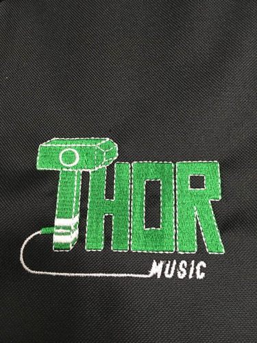 Capa Bag Estofada Para Caixa De Bateria Thor Music 14 Cor Preto