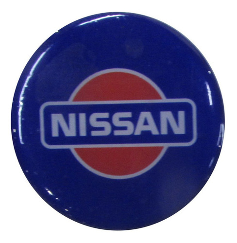 Calcomania Taza-llanta Nissan -azul-