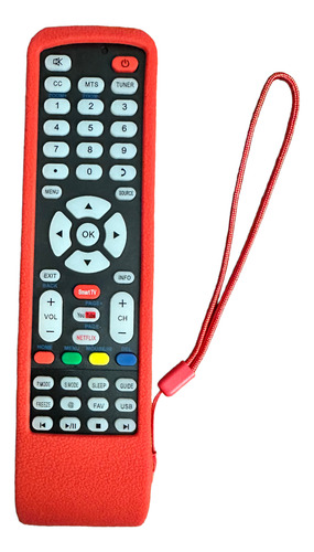 Funda Compatible Con Control Spectra Atvio Speler Rca Rojo