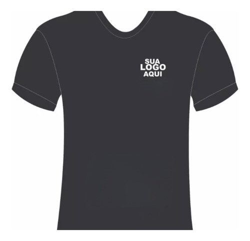 Camiseta Camisa Personalizada Malha Fria Logo Da Sua Empresa