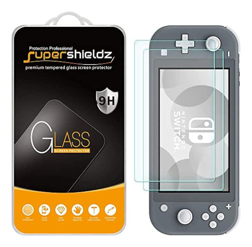 Mica Protectora Para Nintendo Switch Lite Con Dureza 9h 2 Pz