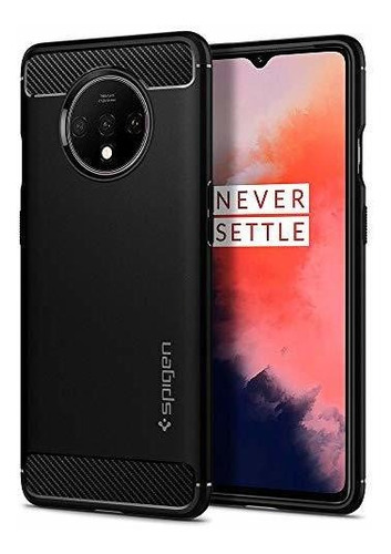 Armor Estuche Para Oneplus 7t 2019 Negro Mate Hq