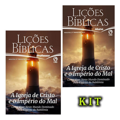 Kit Revistas Lições Bíblicas Adulto 15 Alunos 4 Professor