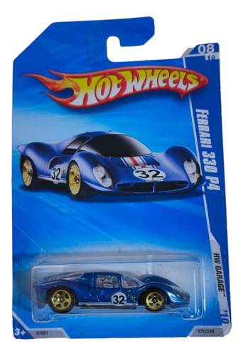 Hot Wheels Ferrari P4 Rojo 2002 First Editions 