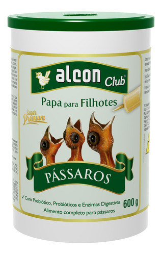 Alcon Club Papa Papinha Filhotes Pássaros 600g