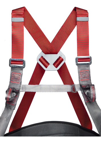 Cinto De Segurança Paraquedista Abdominal 800404 Camper Cor Vermelho