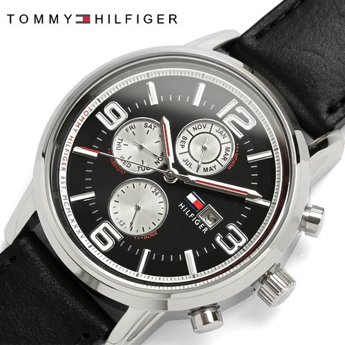 Reloj Tommy Hilfiger 1710335 (th.211.1.14.1411) Malla Cuero | Mercado Libre