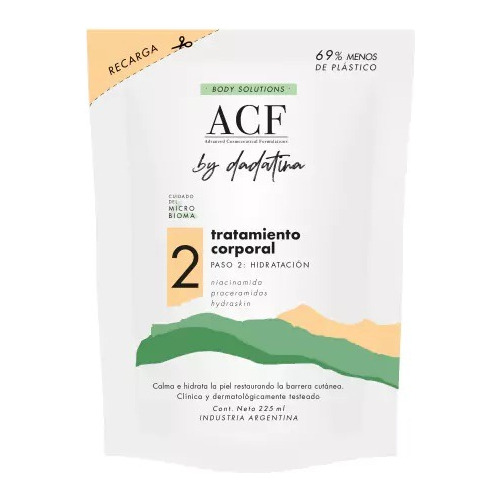 Acf By Dadatina Refill Hidratante Corporal Body Solutions 