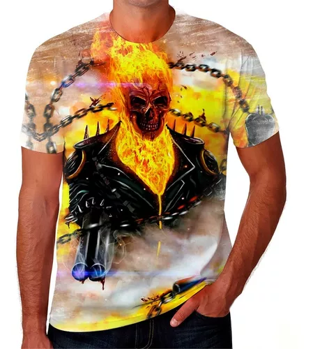 CAMISETA HALLOWEN Motoqueiro Fantasma