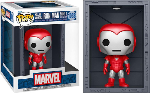 Funko Pop Collectible Figura Iron Man Model 8 Hall Of Armor 