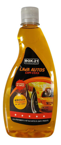 Shampoo Carro Cera Carnaúba 500 Ml Box21 1:6 Diluição